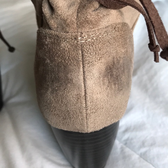 Quips Brown Suede Booties - Picture 5 of 8